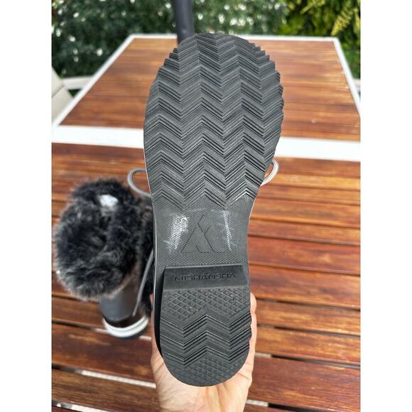 Women's Winter Boots Size 7.5 Mishansha Faux Fur Lace Up Waterproof - Picture 7 of 7